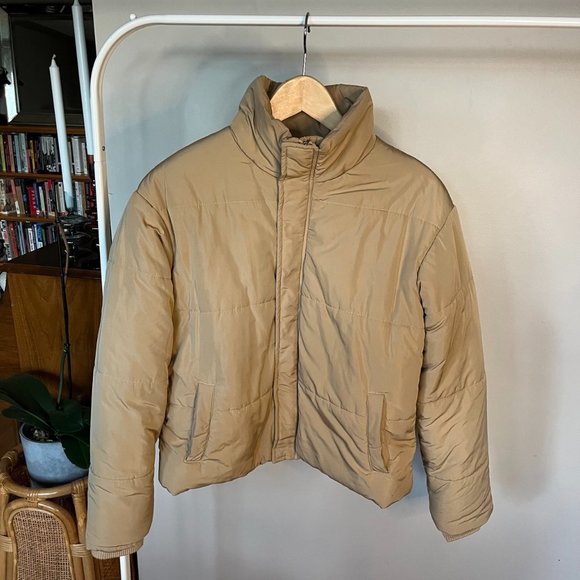 RVCA Puffer Jacket / Camel Colour / Size M - Picture 2 of 2